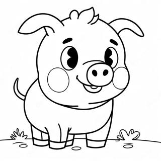 Alpha Pig In Action Coloring Page 51075-42560