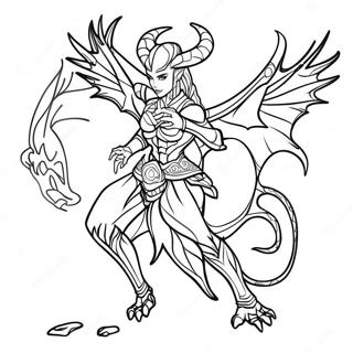 Avatar Banshee Coloring Page 51084-42548