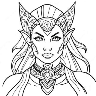 Mystical Avatar Banshee Coloring Page 51085-42556