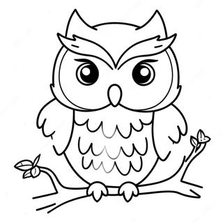 Halloween Owl Coloring Page 51094-42563