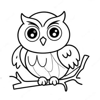 Halloween Owl Coloring Page 51094-42564