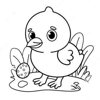 Easter Chick Coloring Page 51104-42571