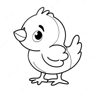 Easter Chick Coloring Page 51104-42572