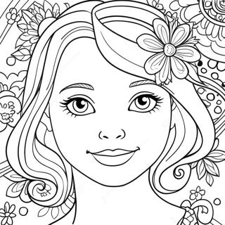 Girly Coloring Page 51124-42587