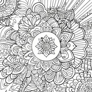 Serene Mandala Patterns Coloring Page 5113-4103