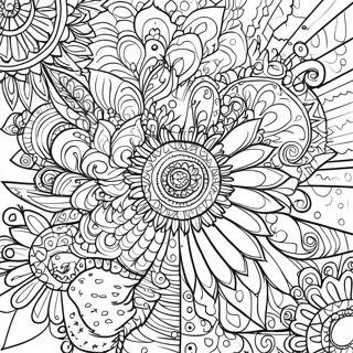 Serene Mandala Patterns Coloring Page 5113-4104