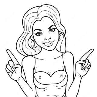 Bad Bitch Empowerment Coloring Page 51154-42619