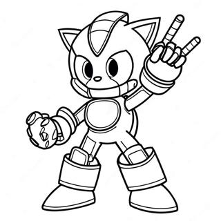 Metal Sonic Coloring Page 511-408