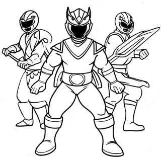 Power Rangers Samurai Coloring Pages