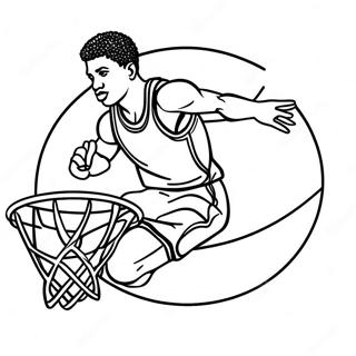 Slam Dunk Coloring Pages