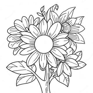 Flowers Coloring Page 51284-42714