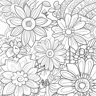 Flowers Coloring Page 51284-42715