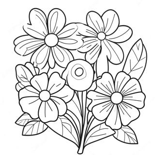 Flowers Coloring Page 51284-42716