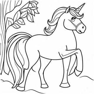 Princess Horse Coloring Page 51294-42731