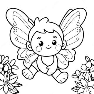 Boy Fairy Coloring Page 51334-42755