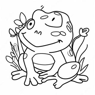 Kawaii Frog Coloring Page 51374-42787