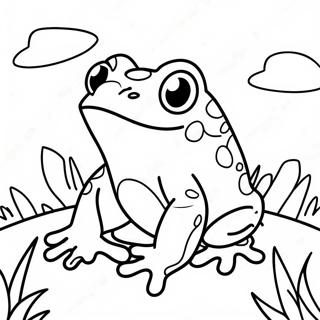 Kawaii Frog Coloring Page 51374-42788