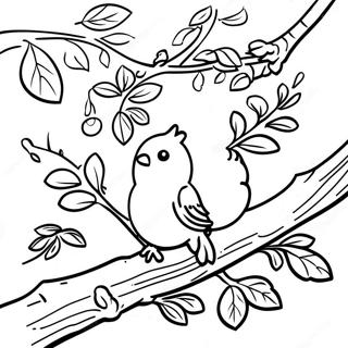 Tree Branch Coloring Page 51384-42806