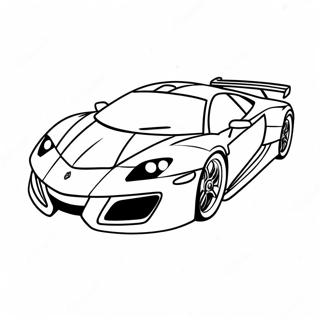 Fast Sports Car Racing Coloring Page 51405-42813