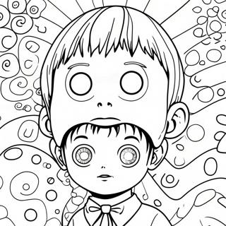 Junji Ito Coloring Page 51424-42819