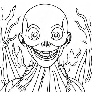 Creepy Junji Ito Monster Coloring Page 51425-42826