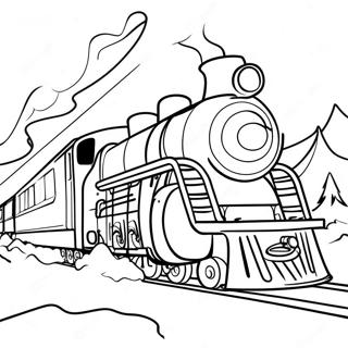 Polar Express Coloring Page 5142-4124