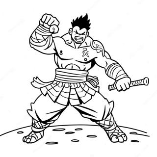 Katakuri In Battle Pose Coloring Page 51465-42863