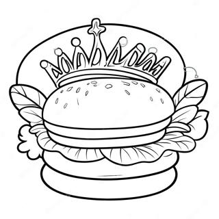 Burger King Logo Coloring Page 51484-42876