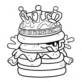 Burger King Crown Coloring Page 51485-42878