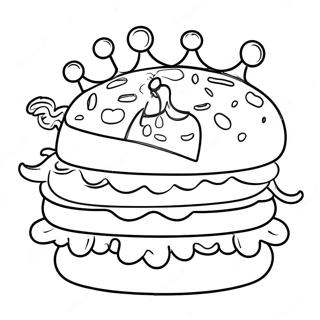 Burger King Crown Coloring Page 51485-42879