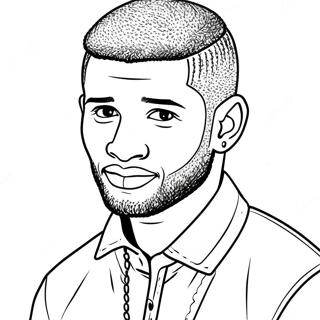 Usher Coloring Pages