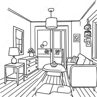 Apartment Coloring Pages