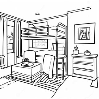 Apartment Coloring Page 51504-42892