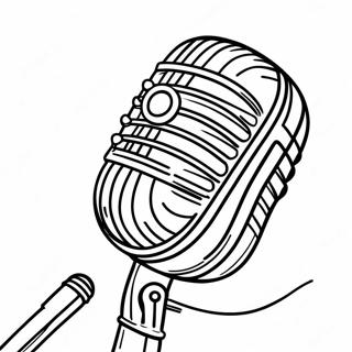 Microphone Coloring Page 51514-42906