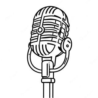 Microphone Coloring Page 51514-42908