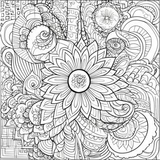 Intricate Abstract Patterns Coloring Page 51525-42909