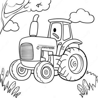 Cute Otis The Tractor Coloring Page 51595-42966