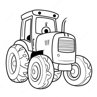 Cute Otis The Tractor Coloring Page 51595-42967