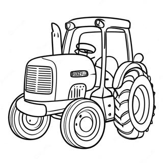 Cute Otis The Tractor Coloring Page 51595-42968