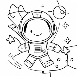 Glow In The Dark Space Adventure Coloring Page 51605-42971