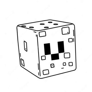 Minecraft Slime Coloring Page 51624-42988