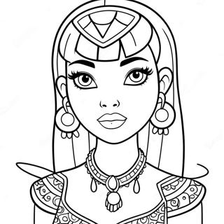 Monster High Cleo De Nile Coloring Page 51644-43003