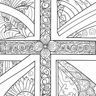 Uk Flag Coloring Page 51684-43039