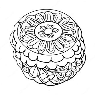 Mooncake Coloring Page 51694-43034