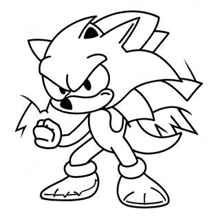 Monster Sonic Coloring Page 51704-43048