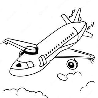 United Airlines Coloring Page 51714-43067