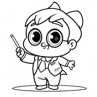 Boss Baby In A Suit Coloring Page 5173-4149