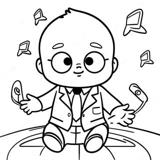 Boss Baby In A Suit Coloring Page 5173-4150