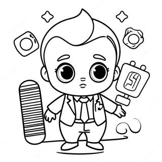 Boss Baby In A Suit Coloring Page 5173-4151