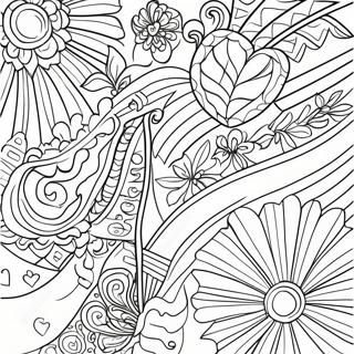 Vibrant Norwegian Flag Coloring Page 51745-43082